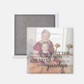 Gepersonaliseerde oma foto citaat magneet (Voorkant / Achterkant)