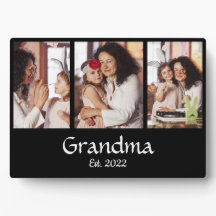Gepersonaliseerde oma ingesteld 3-foto collage