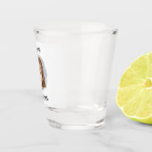 Gepersonaliseerde oma kleindochter foto geschoten  shot glas (Rechts)