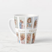 Gepersonaliseerde oma latte-Mok | Aangepaste foto' Latte Mok (Linkerhoek)