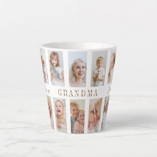 Gepersonaliseerde oma latte-Mok   Aangepaste foto' Latte Mok
