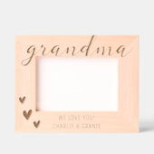 Gepersonaliseerde oma Lijst met namen gegraveerd (Voorkant)