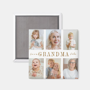 Gepersonaliseerde oma magneet   Aangepaste foto's