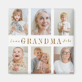 Gepersonaliseerde oma magneet | Aangepaste foto's (Voorkant)