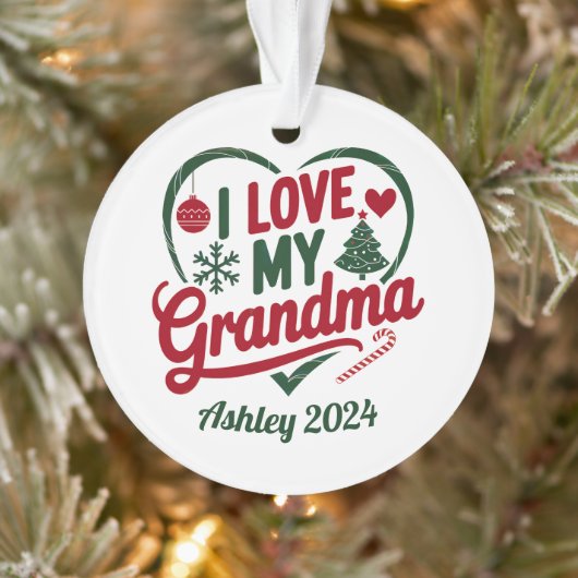 Gepersonaliseerde oma, Nana, Gigi, GMA, Aangepast Ornament (Boom)