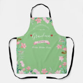 Gepersonaliseerde oma Schort met kleinkinderen nam (Voorkant)