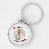 Gepersonaliseerde oma Sleutelhanger | Gezichtsfoto (Voorkant)