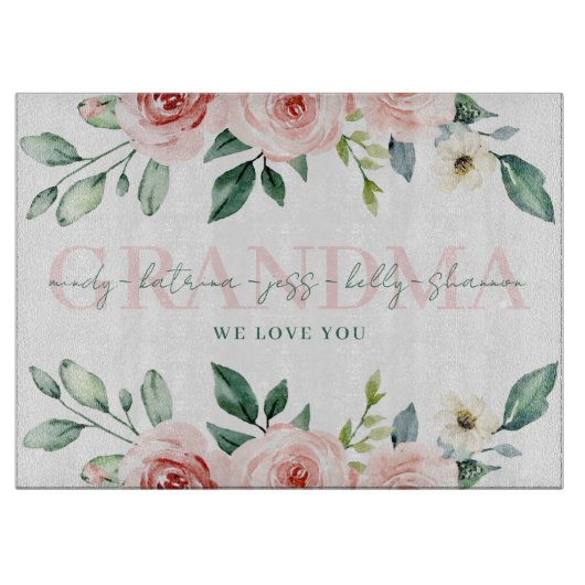 Gepersonaliseerde oma snijplank (Voorkant)