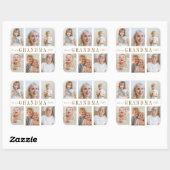 Gepersonaliseerde oma Sticker | Aangepaste foto's (Vel)