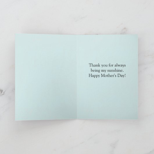 Gepersonaliseerde Oma, U bent mijn Zonneschijn Gro Kaart (Binnen)