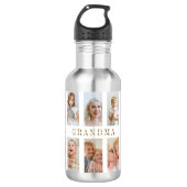 Gepersonaliseerde oma waterfles | Aangepaste foto' Waterfles (Voorkant)