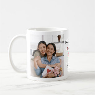 Gepersonaliseerde oma We houden van je 2 foto's Koffiemok