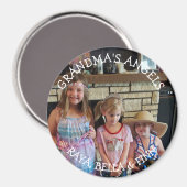 Gepersonaliseerde oma's engelen foto magneet (Voorkant / Achterkant)