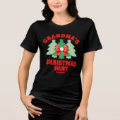 Gepersonaliseerde oma's kerst Shirt (Voorkant)