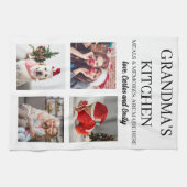 Gepersonaliseerde oma's keuken 4 Foto Theedoek (Horizontaal)