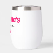 Gepersonaliseerde oma's Sippy Cup Wijn Tumbler (Achterkant)