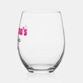 Gepersonaliseerde oma's Sippy Cup Wijnglas Zonder Voet (Links)