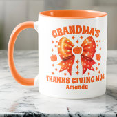 Gepersonaliseerde oma's Thanksgiving Mok
