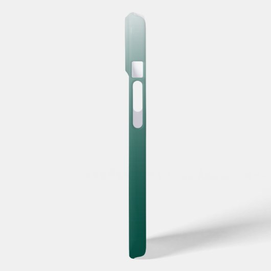 Gepersonaliseerde ombre gradiënt groen Case-Mate iPhone case (Achterkant / Links)