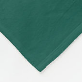 Gepersonaliseerde ombre gradiënt groen fleece deken (Hoek)