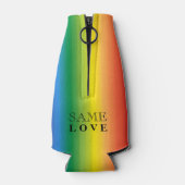 . Gepersonaliseerde ombre Rainbow Pride Summer Par Flesjeskoeler (Achterkant)