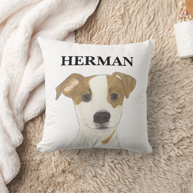 Gepersonaliseerde omkeerbare Jack Russell Terrier Kussen (Deken)