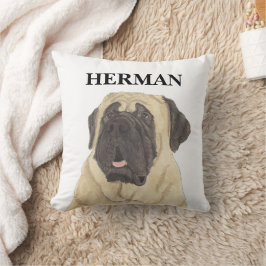 Gepersonaliseerde omkeerbare mastiff kussen