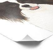 Gepersonaliseerde omkeerbare zwart & wit papillon  foto afdruk (Hoek)