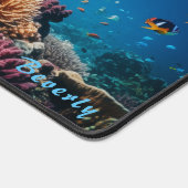 Gepersonaliseerde Onderwater Coral Reef Desk Mat (Hoek)