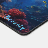 Gepersonaliseerde Onderwater Coral Reef Desk Mat (Hoek)
