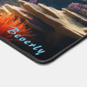 Gepersonaliseerde Onderwater Coral Reef Desk Mat (Hoek)