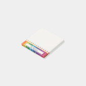 Gepersonaliseerde Onderwijs naam Kleurpotloden Post-it® Notes (Schuin)