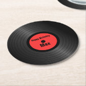 Gepersonaliseerde Onderzetters voor recordpapier (Gebogen)