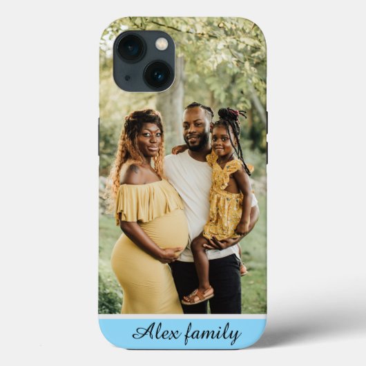 Gepersonaliseerde One of a Kind Familiefotocollage Case-Mate iPhone Case (Achterkant)