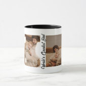 Gepersonaliseerde One of a Kind Familiefotocollage Mok (Midden)