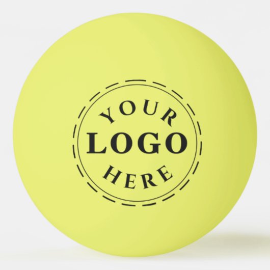 Gepersonaliseerde One Star Tafel Tennisbal met Log Pingpongbal (Achterkant)