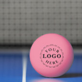 Gepersonaliseerde One Star Tafel Tennisbal met Log Pingpongbal (Net)