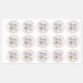 Gepersonaliseerde ONEderful 1st Birthday Party Sti Labels (Vel)