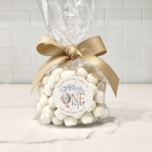 Gepersonaliseerde ONEderful 1st Birthday Party Sti Ronde Sticker