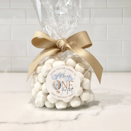 Gepersonaliseerde ONEderful 1st Birthday Party Sti Ronde Sticker