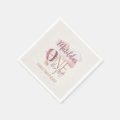 Gepersonaliseerde ONEderful 1st Verjaardag Papier  Servet (Hoek)