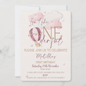 Gepersonaliseerde ONEderful eerste verjaardag uitn Kaart (Voorkant)