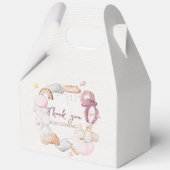 Gepersonaliseerde ONEderful Verjaardag Theme Party Bedankdoosjes (Achterkant)