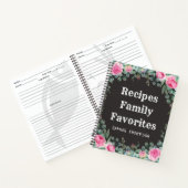 Gepersonaliseerde Ontvangt de Organisator van de F Notitieboek (Binnen)