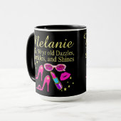 GEPERSONALISEERDE OOGVERBLINDENDE DIVA 50E VERJAAR MOK (Voorkant links)