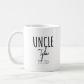 Gepersonaliseerde oom & Est. Year Koffiemok (Links)