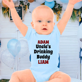 Gepersonaliseerde oom's drink maatje romper