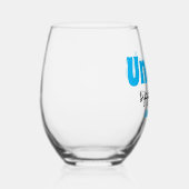 Gepersonaliseerde oom's Sippy Cup Wijnglas Zonder Voet (Rechts)