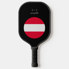 Gepersonaliseerde Oostenrijk vlag Geschenken Pickleball Paddle