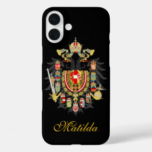Gepersonaliseerde Oostenrijks-Hongaarse Rijk iPhone 16 Plus Hoesje